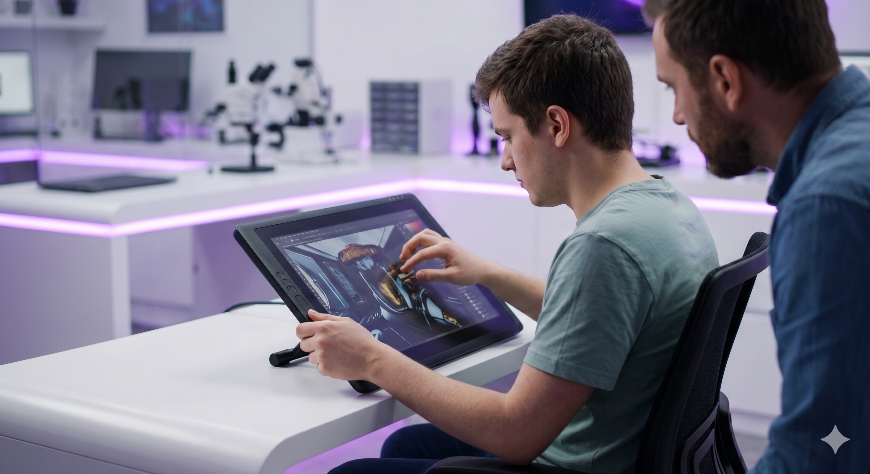Young person developing digital independence skills